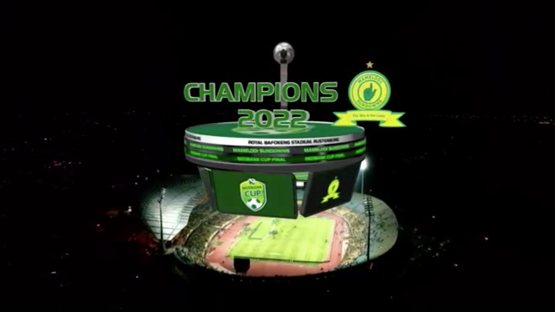 Nedbank Cup | Final | Mamelodi Sundowns v Marumo Gallants | Trophy presentation and celebrations