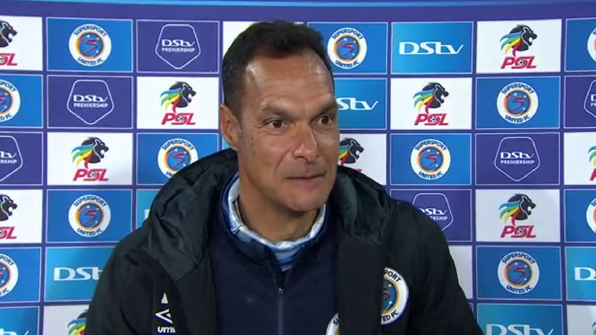 DStv Premiership | SuperSport United v Orlando Pirates | Post-match interview with Andre Arendse